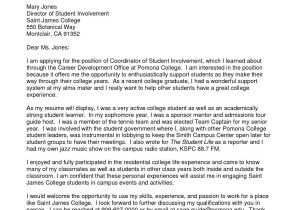 Cover Letter Sample for Resume Student Cover Letter Template College Student – Resume format Cover …