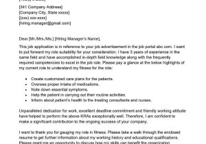 Cover Letter Samples for Resume Nurse Thru Email Home Health Nurse Cover Letter Examples – Qwikresume