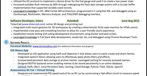 Cracking the Coding Interview Resume Template How to Write A Killer software Engineering RÃ©sumÃ©