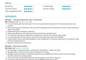 Credit and Collections Manager Resume Sample Loan Manager Resume Sample 2022 Writing Tips – Resumekraft