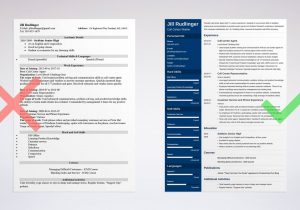 Customer Service Sample Resume for Call Center Call Center Resume Examples [lancarrezekiqskills & Job Description]