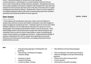 Data Analyst Resume Sample Entry Level Data Analyst Resume Samples All Experience Levels Resume.com …