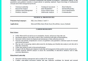 Data Science Resume Sample Entry Level Entry Level Analyst Resume New Data Scientist Resume Include …