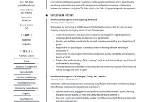 Dealer and Field System Management Resume Sample Warehouse Manager Resume & Writing Guide 18 Templates Dealer and Field System Management Resume Sample Warehouse Manager Resume & Writing Guide 18 Templates