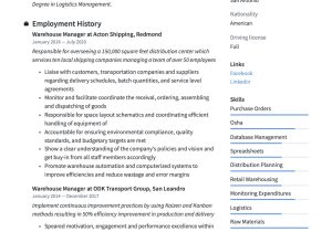 Dealer and Field System Management Resume Sample Warehouse Manager Resume & Writing Guide 18 Templates Dealer and Field System Management Resume Sample Warehouse Manager Resume & Writing Guide 18 Templates