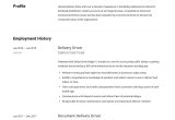 Delivery Driver Job Description Sample Resume Delivery Driver Resume & Writing Guide  12 Resume Examples 2022