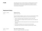 Delivery Driver Job Description Sample Resume Delivery Driver Resume & Writing Guide  12 Resume Examples 2022