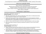 Dental assistant and Receptionist Resume Sample Dental assistant Resume Monster.com