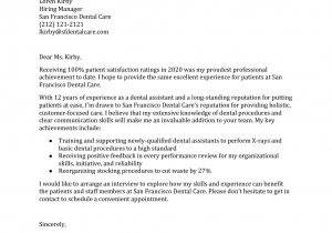 Dental assistant Resume Cover Letter Samples Dental assistant Cover Letter Examples – Resumebuilder.com