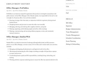 Dental Front Office Manager Resume Sample Office Manager Cv Summary October 2021