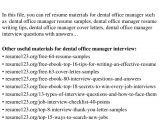 Dental Front Office Manager Resume Sample top 8 Dental Office Manager Resume Samples