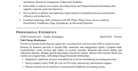 Department Of Energy Accountant Resume Sample Bookkeeper Resume Sample Monster.com