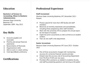 Department Of Energy Accountant Resume Sample Staff Accountant Resume Examples In 2022 – Resumebuilder.com