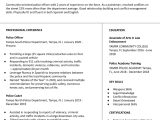 Deputy Sheriff Resume No Experience Sample Law Enforcement Resume Examples In 2022 – Resumebuilder.com