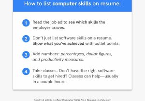 Describe Your Computer Skills Resume Sample top Computer Skills for A Resume: Ready software List