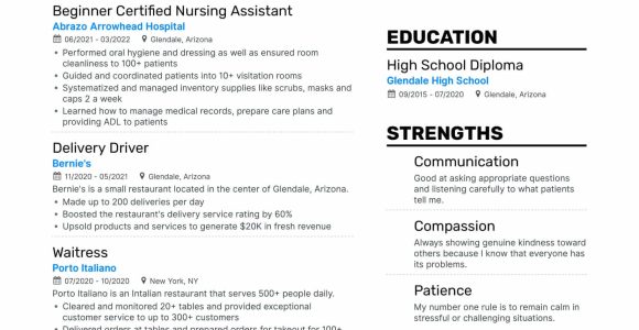 Desi Lpn Nurse assistant Resume Samples top-notch Certified Nursing assistant Service Resume Examples …