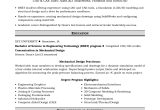 Design Engineer Resume Sample for Freshers Sample Resume for An Entry-level Mechanical Designer Monster.com