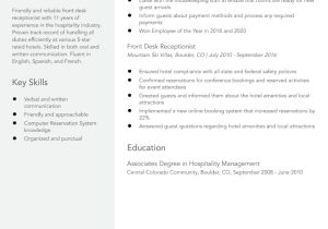 Desktop Resume Sample Relates to Team Meeting Front Desk Receptionist Resume Examples In 2022 – Resumebuilder.com