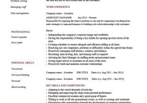 Detailed Resume Sample with Job Description assistant Manager Purchase Resume format. assistant Store Manager …
