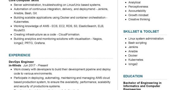 Devops Build and Release Sample Resumes Devops Engineer Resume Sample 2022 Writing Tips – Resumekraft