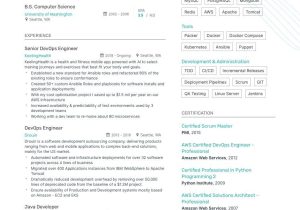 Devops Headline In Indeed Resume Sample Devops Engineer Resume Examples & Guide for 2022 (layout, Skills …