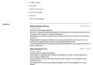 Devops Sample Resume for 3 Years Experience Devops Resume Samples All Experience Levels Resume.com …