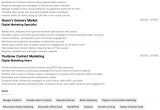 Digital Marketing Resume Sample for Freshers Digital Marketing Resume Samples All Experience Levels Resume …