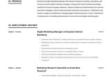 Digital Marketing Resume Samples for Freshers Digital Marketing Manager Resume Example & Writing Guide Â· Resume.io