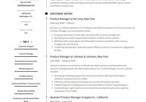 Director Of Product Development Resume Sample Product Manager Resume & Guide   12 Samples Pdf 2020
