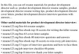 Director Of Product Development Resume Sample top 8 Product Development Director Resume Samples