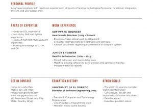 Download Free Resume Templates for software Engineer Simple Professional software Engineer Resume – Templates by Canva