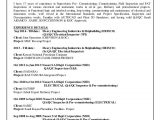Electrical Qa Qc Inspector Resume Sample Jeyaraj Cv Qa-qc Inspector(e &i)