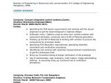 Electronics and Communication Engineering Resume Samples for Experience Resume Electronics Engineer 3years Experience