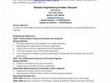 Electronics Engineer Resume Sample for Freshers Resume formats for Fresher Engineercareer Resume Template Career …