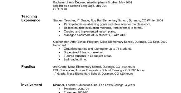 Elementary School Teacher Resume Objective Sample Pin On School Ideas