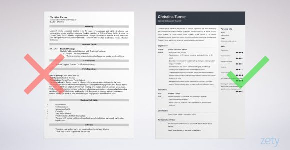 Elementary Special Education Teacher Resume Sample Special Education Teacher Resume Examples [lancarrezekiq Objective]