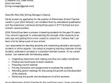 Elementary Teacher Resume Cover Letter Samples Elementary School Teacher Cover Letter Examples – Qwikresume
