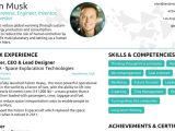 Elon Musk One Page Resume Sample Can Anyone Fit Elon Musk’s Resume In A Single Page? A Job …