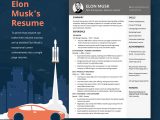 Elon Musk Resume Template Download Free Elon Musk’s Resume (all On One Page) Resume Genius