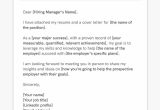 Email Sample to Send Cover Letter and Resume How to Email A Resume to An Employer: 12lancarrezekiq Email Examples