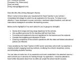 Email with Resume Enclosed Sample Teacher Head Teacher Cover Letter Examples – Qwikresume