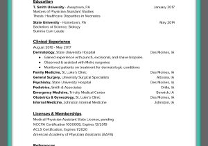 Emergency Medicine Physician assistant Sample Resume How to Create A Killer Resume as A Near or New Gradï½be A …