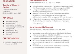 Emergency Room Registered Nurse Sample Resume Emergency Room (er) Nurse Resume Examples In 2022 – Resumebuilder.com