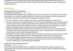 Employee Of the Year Resume Sample Certified Human Resources Professional Resume Sample 2022 …