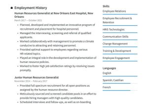 Employee Of the Year Resume Sample Human Resources Resume Examples & Writing Tips 2022 (free Guide)