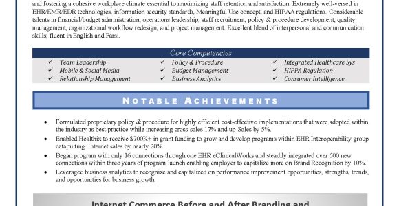 Emr and Edr Related Sample Resumes Internet Commerce before and after Branding and Marketing …