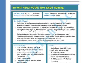 Emrehr Healthcare Claim Data Related Sample Resumes Business Analyst with Healthcare Domain Training Program Pdf …