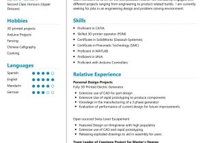 Engineering Graduate Resume format Samples Downaloads Mechanical Engineer Student Resume 2022 Writing Tips – Resumekraft