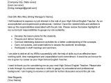English Teacher Resume Cover Letter Sample High School English Teacher Cover Letter Examples – Qwikresume