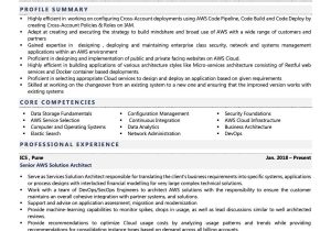 Enterprise Azure Cloud Architect Sample Resume Aws solution Architect Resume Examples & Template (with Job …